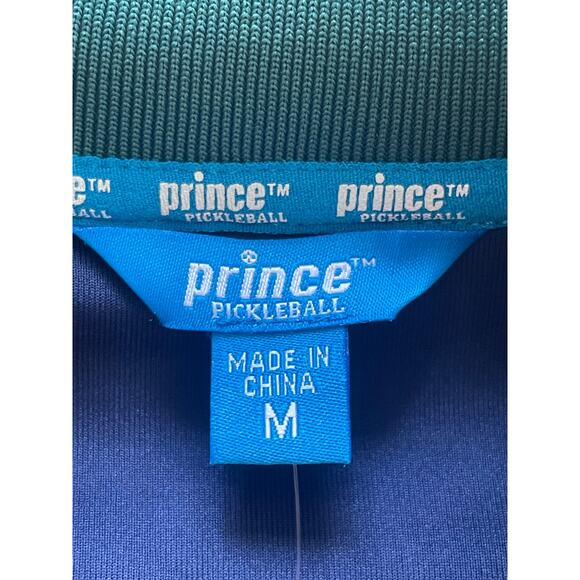 Prince Pickleball Track Jacket Mens Medium Navy Blue Pocket Full-Zip - Picture 4 of 5